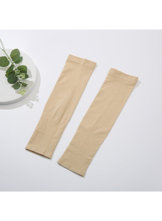 Huitich Ice Silk UV Protection Sleeves Unisex Arm Sleeves for Summer, Outdoor Sports, Cycling, and Fishing - Image 2